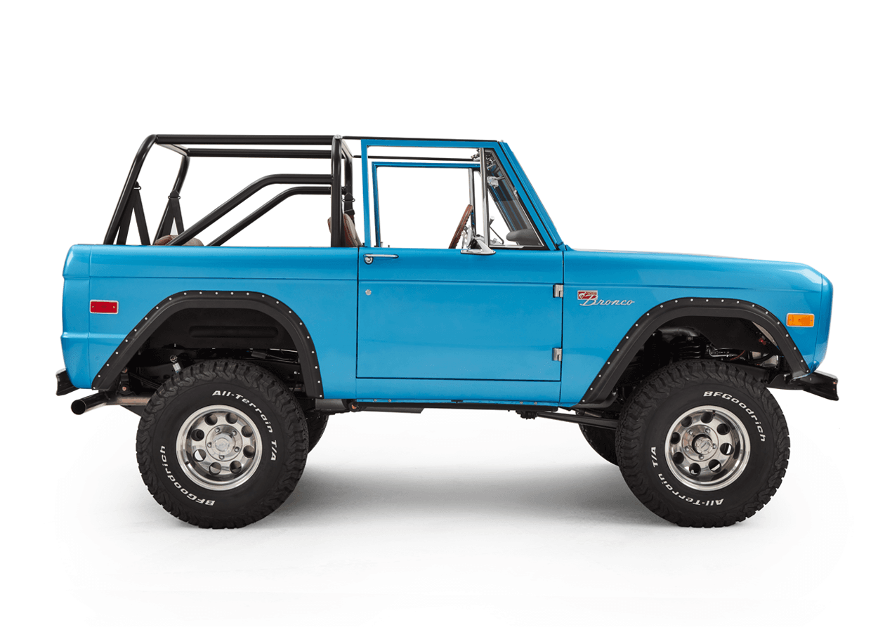 Classic Ford Bronco side profile