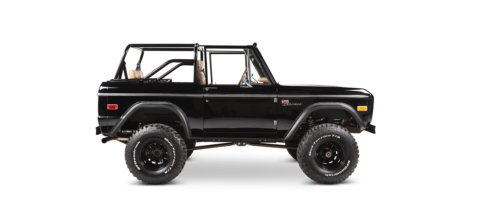 Classic Ford Bronco side profile