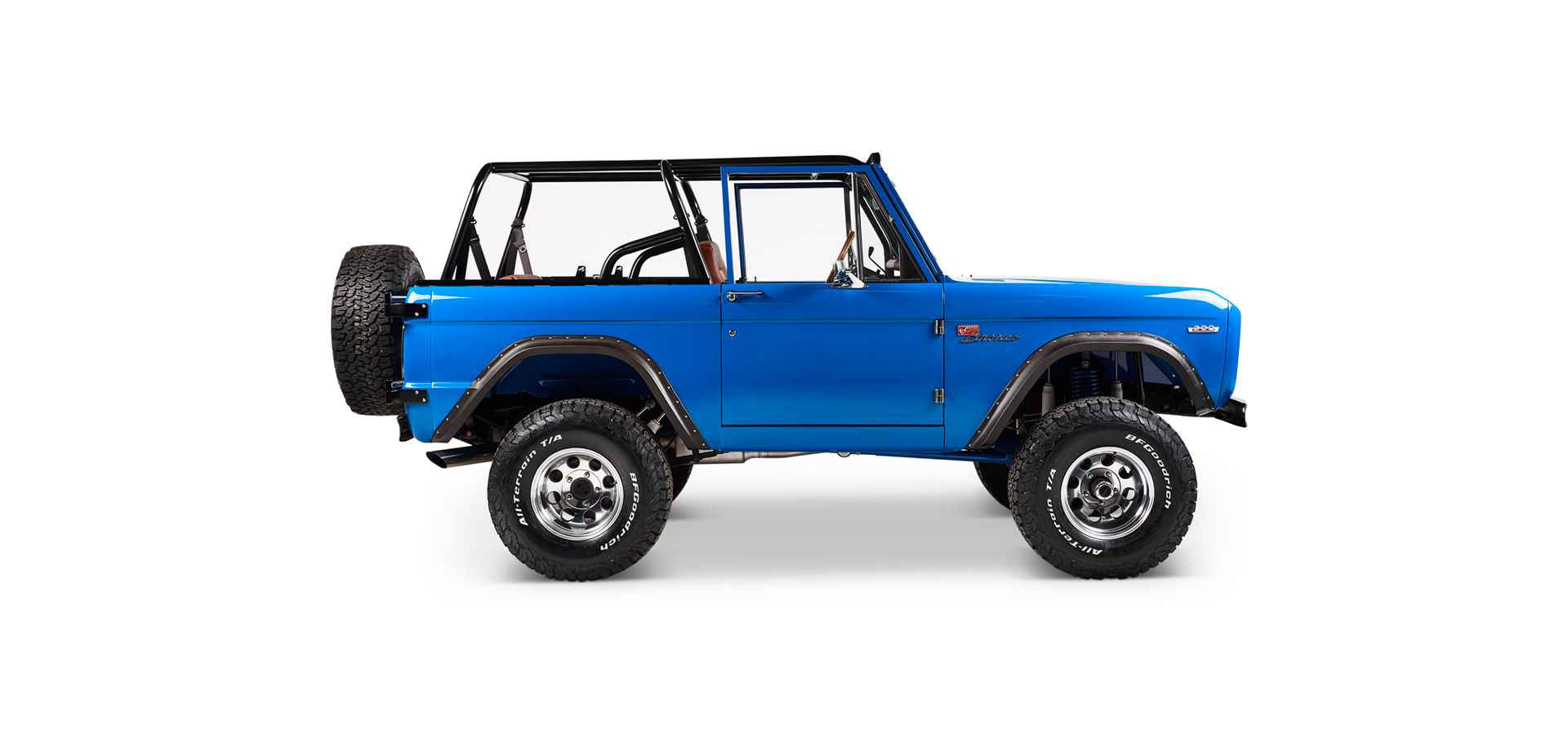 Classic Ford Bronco side profile