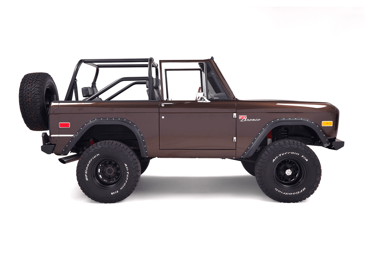 Classic Ford Bronco side profile