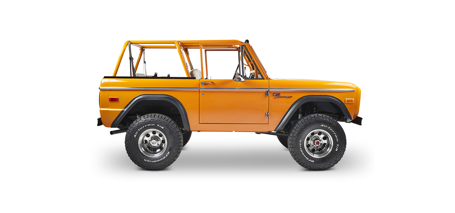 Classic Ford Bronco side profile