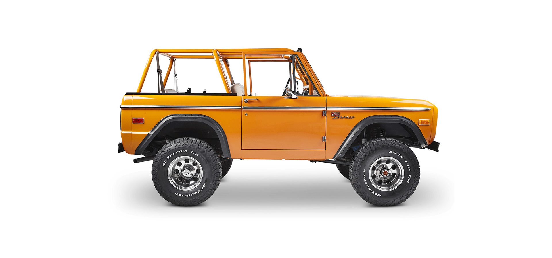 Classic Ford Bronco side profile