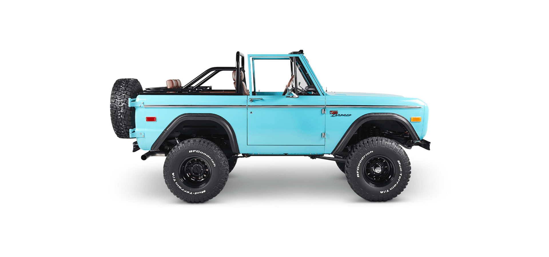 Classic Ford Bronco side profile