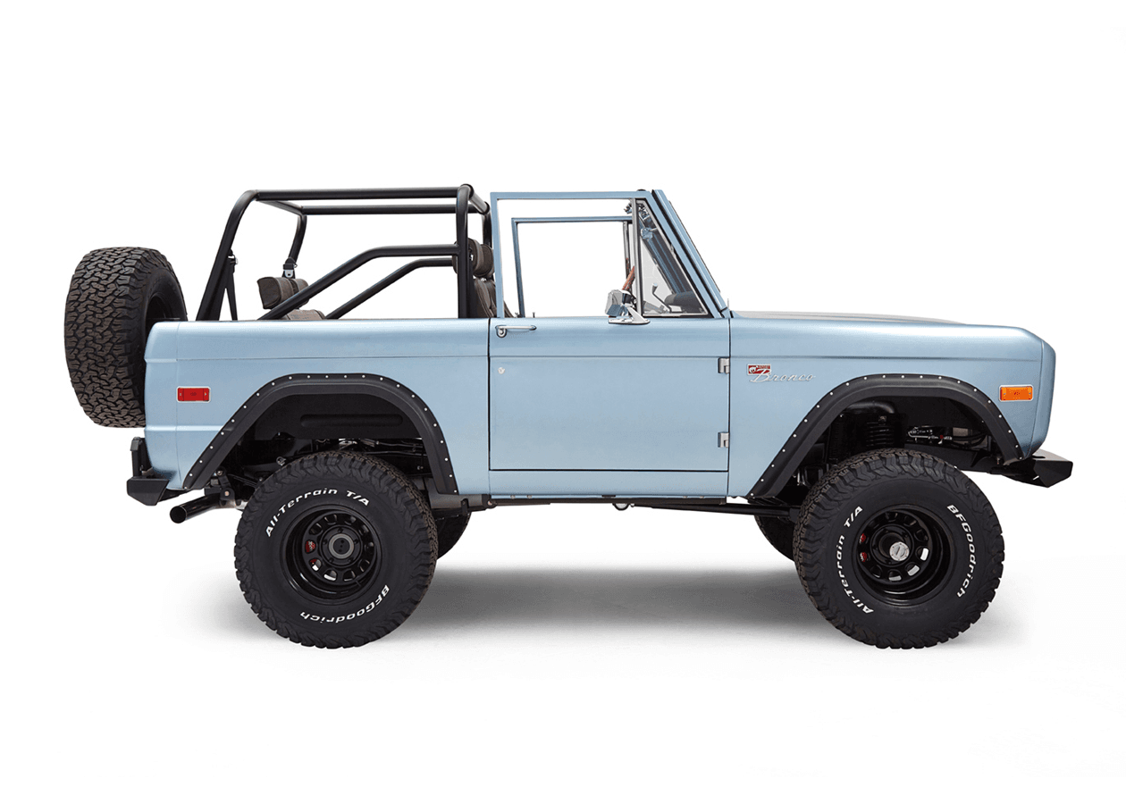Classic Ford Bronco side profile