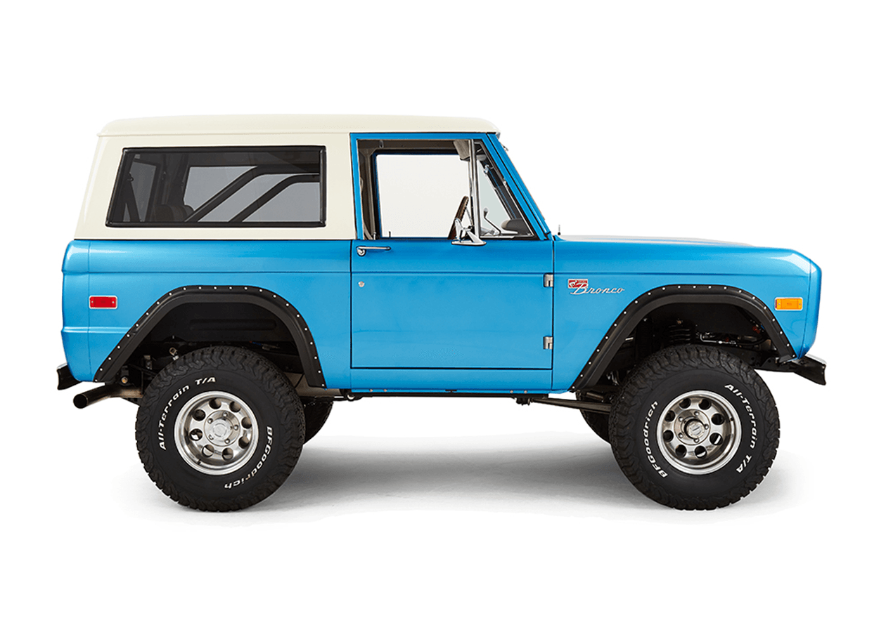 Classic Ford Bronco side profile