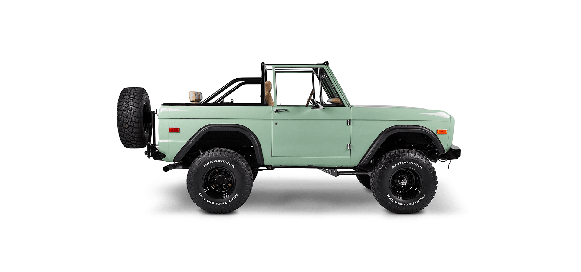 Classic Ford Bronco side profile