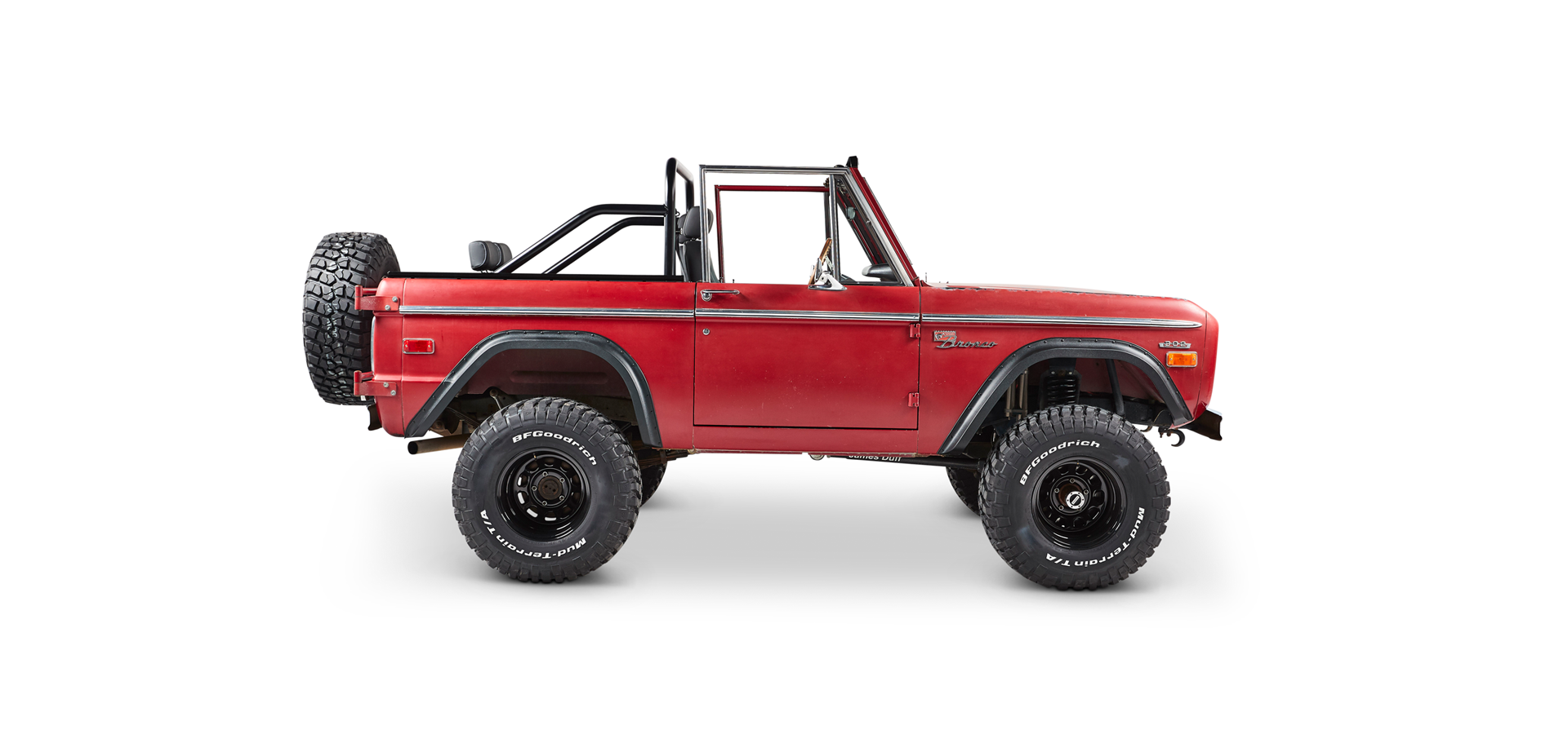 Classic Ford Bronco side profile