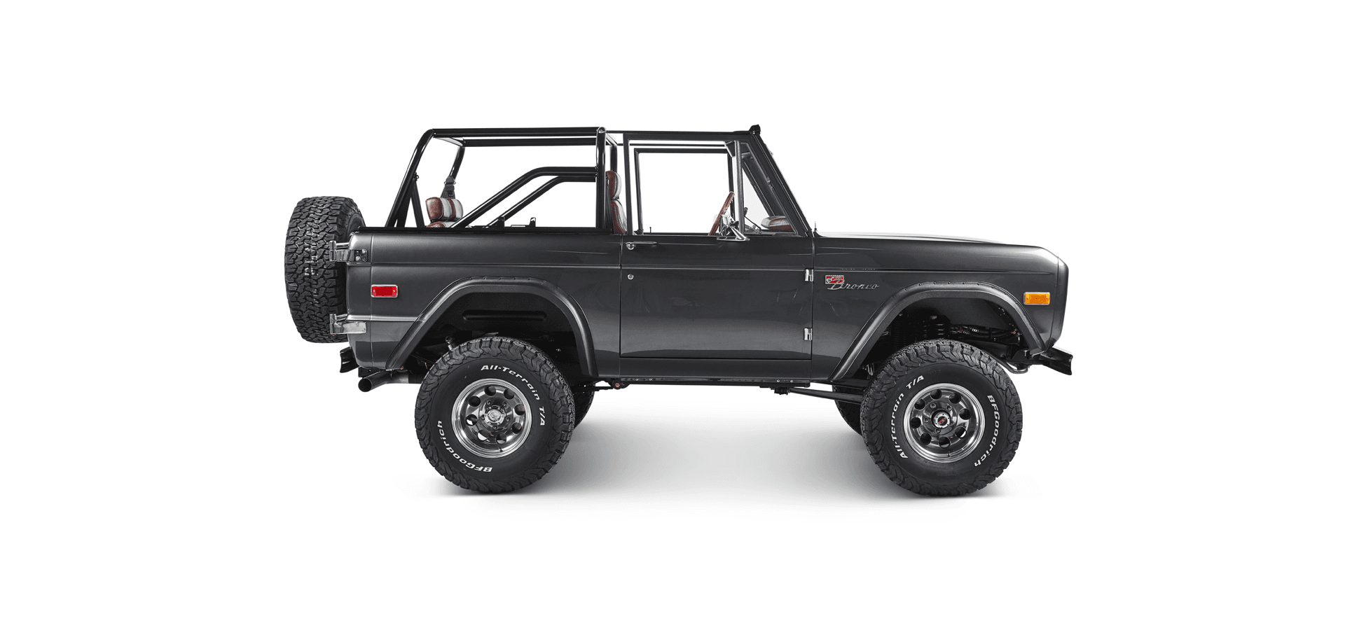 Classic Ford Bronco side profile