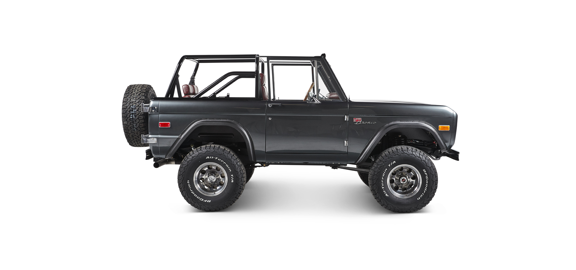 Classic Ford Bronco side profile