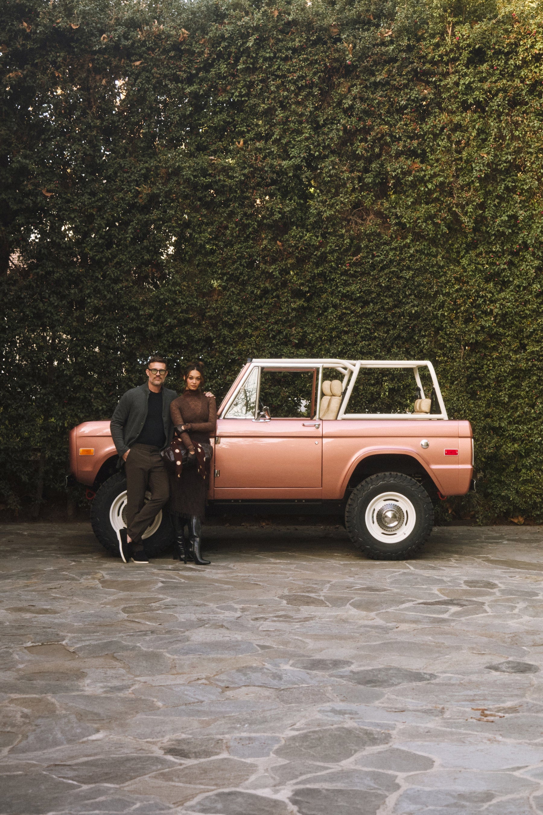 Classic Ford Bronco during the Silence Is Golden story