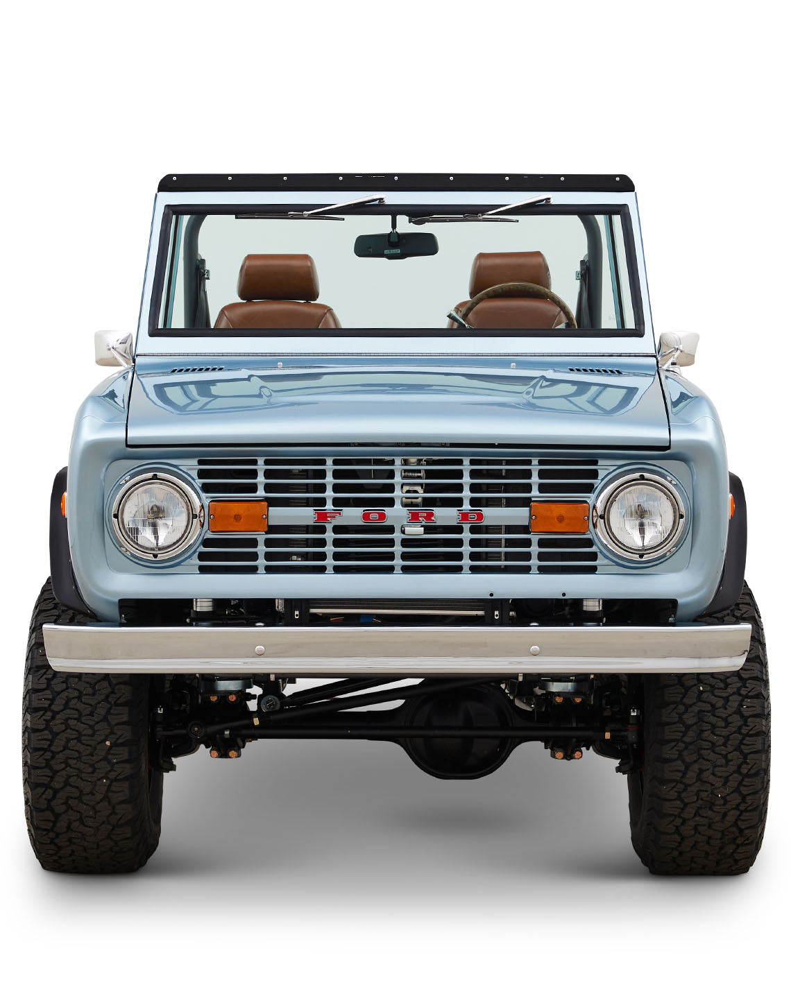 Classic Ford Bronco front view