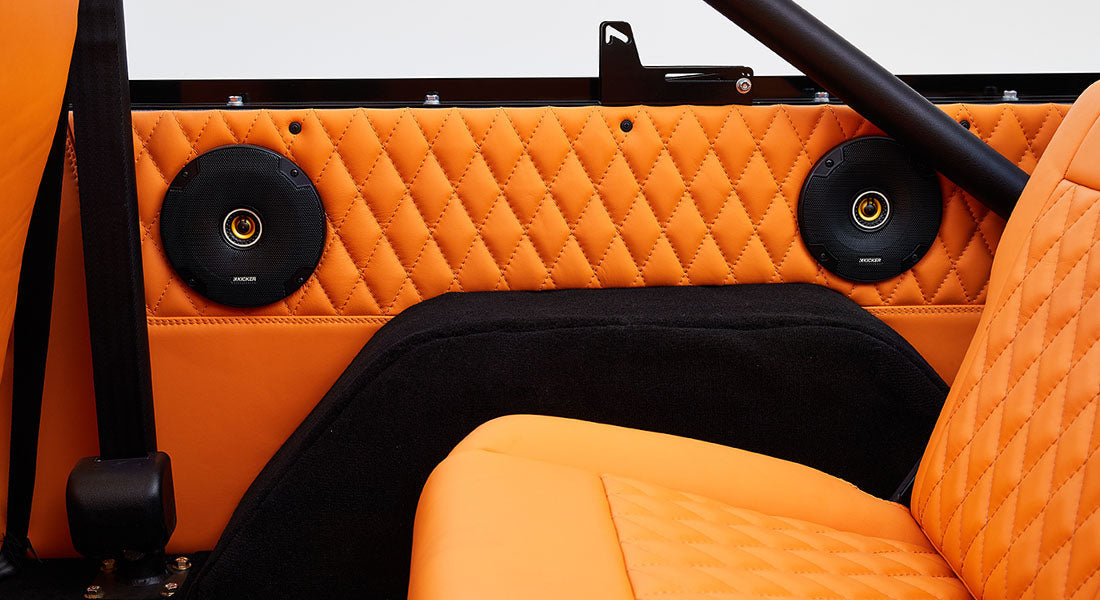 1974 Classic Ford Broncos Coyote Series Alys Beach with Orange Interior and black soft top