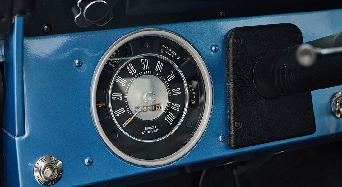 Ford Bronco Restored 1976 Brittany Blue 302 v8 with White Hard Top