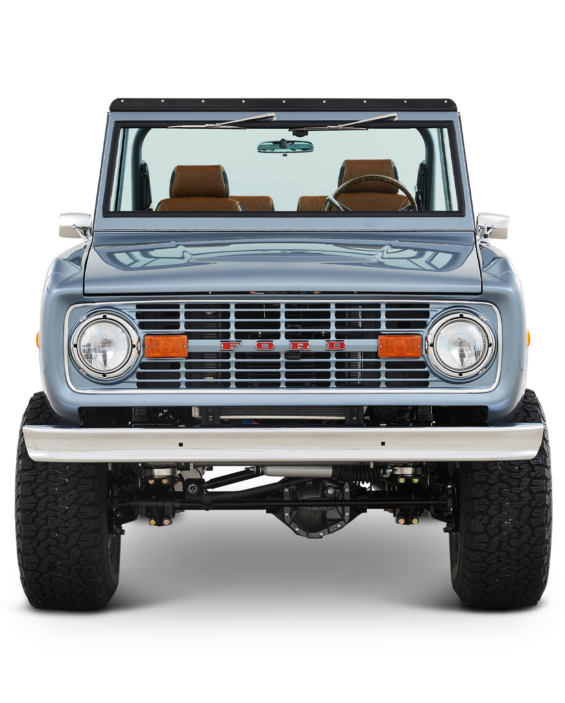 Classic Ford Bronco front view