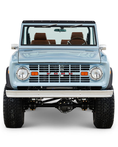 Classic Ford Bronco during a beach story