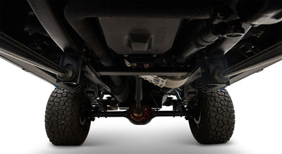 1976 Blue Classic Ford Bronco Coyote Series with black soft top and whiskey leather interior