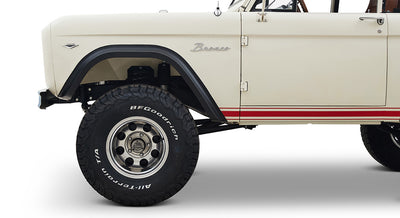Classic Ford Bronco wheel and tire detail