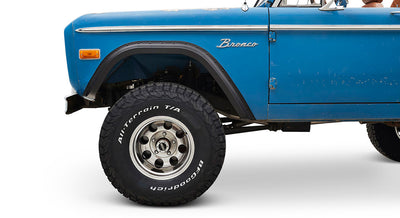 Classic Ford Bronco wheel and tire detail