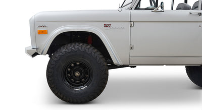 Classic Ford Bronco wheel and tire detail
