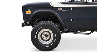 Classic Ford Bronco wheel and tire detail
