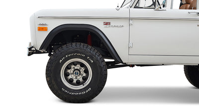 Classic Ford Bronco wheel and tire detail