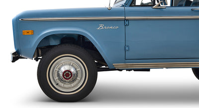 Ford Bronco Restored 1976 Brittany Blue 302 v8 with White Hard Top