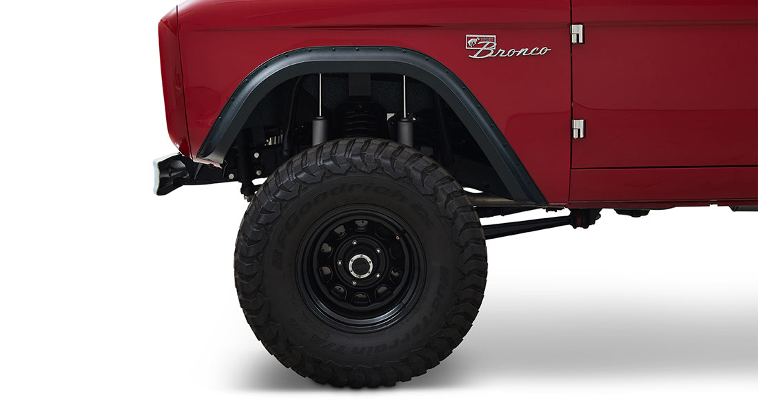 Classic Ford Bronco wheel and tire detail