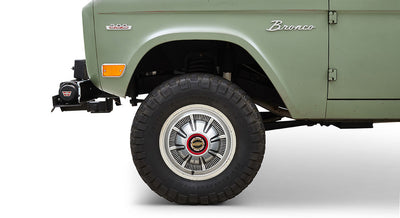 Classic Ford Bronco wheel and tire detail