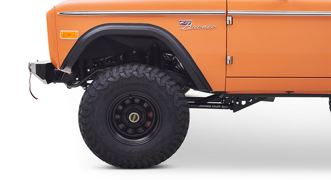 Classic Ford Bronco wheel and tire detail