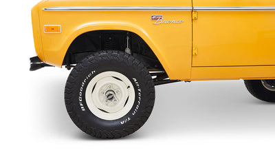 Classic Ford Bronco wheel and tire detail