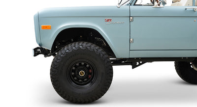 Classic Ford Bronco wheel and tire detail