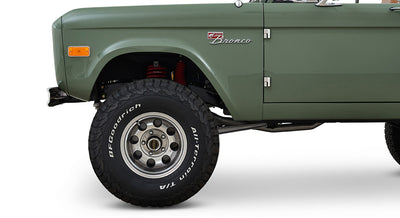 Classic Ford Bronco wheel and tire detail