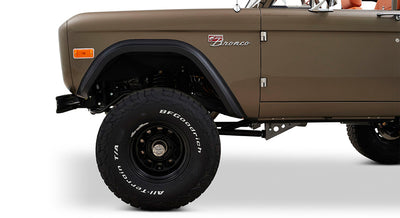 Classic Ford Bronco wheel and tire detail