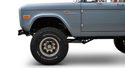 Classic Ford Bronco wheel and tire detail