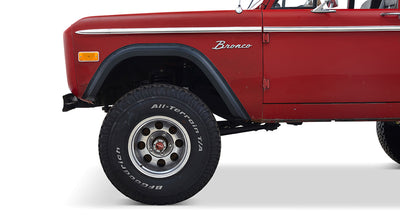 Classic Ford Bronco wheel and tire detail