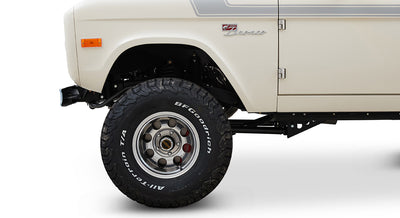 Classic Ford Bronco wheel and tire detail