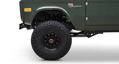 Classic Ford Bronco wheel and tire detail
