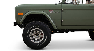 Classic Ford Bronco wheel and tire detail