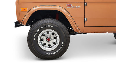 Classic Ford Bronco wheel and tire detail