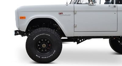 Classic Ford Bronco wheel and tire detail
