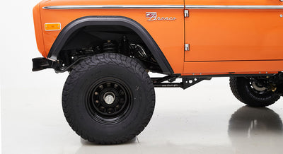 Classic Ford Bronco wheel and tire detail