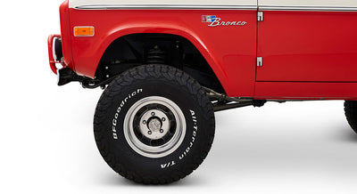 Classic Ford Bronco wheel and tire detail