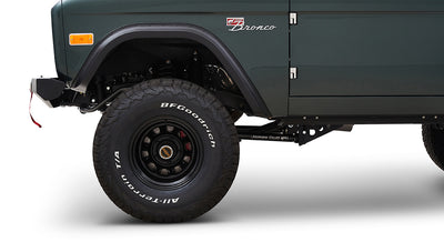 Classic Ford Bronco wheel and tire detail