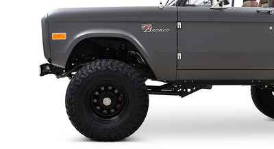 Classic Ford Bronco wheel and tire detail