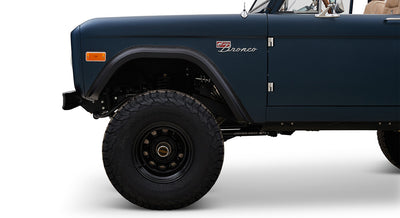 Classic Ford Bronco wheel and tire detail
