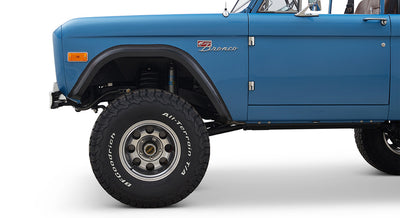 Classic Ford Bronco wheel and tire detail