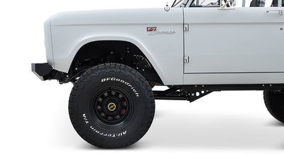 Classic Ford Bronco wheel and tire detail