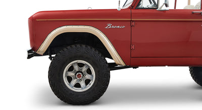 Classic Ford Bronco wheel and tire detail
