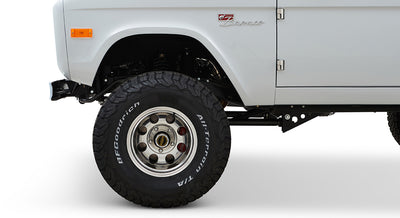 Classic Ford Bronco wheel and tire detail