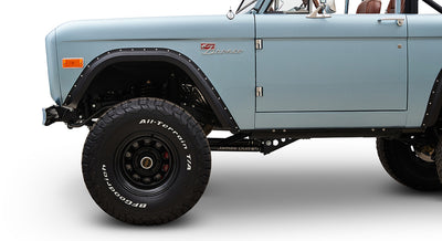 Classic Ford Bronco wheel and tire detail